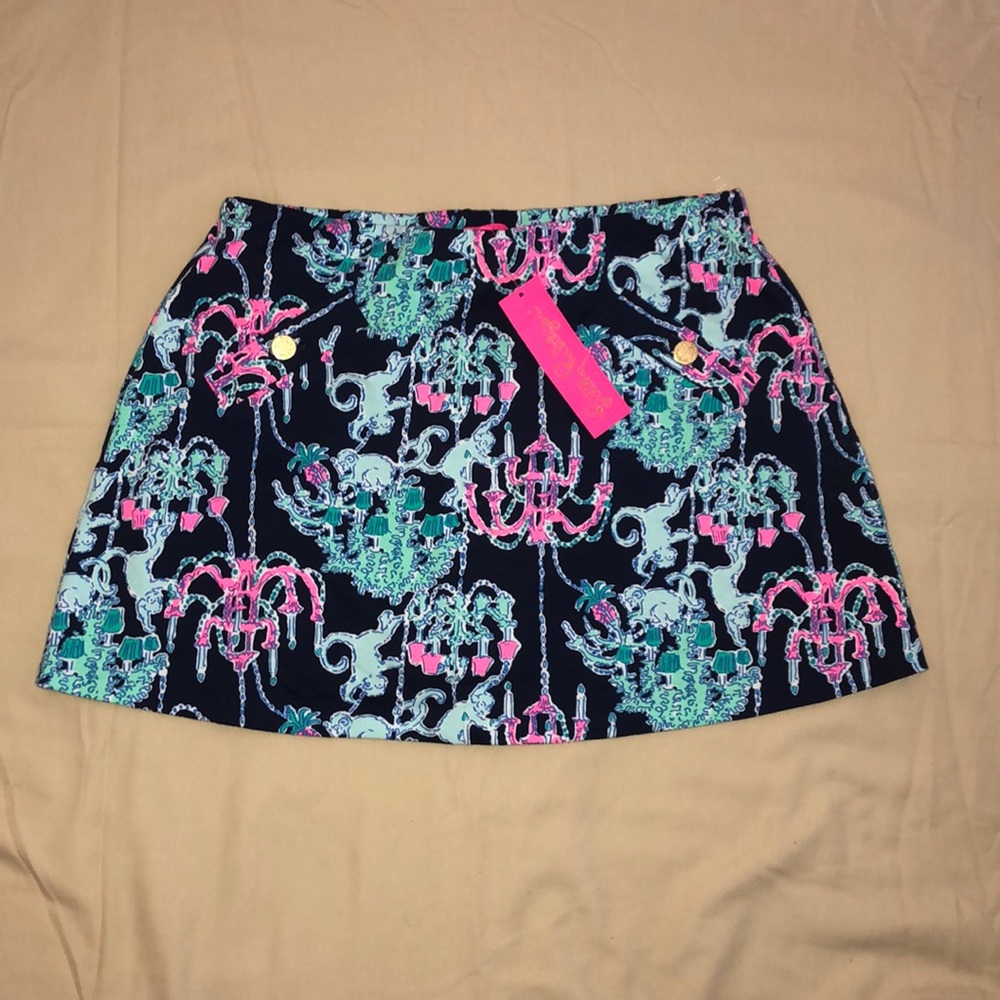 NWT Lilly Madison Skort in Pop Up Monkey Trouble
